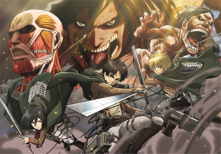 Clementoni anime puzzle Napad titana