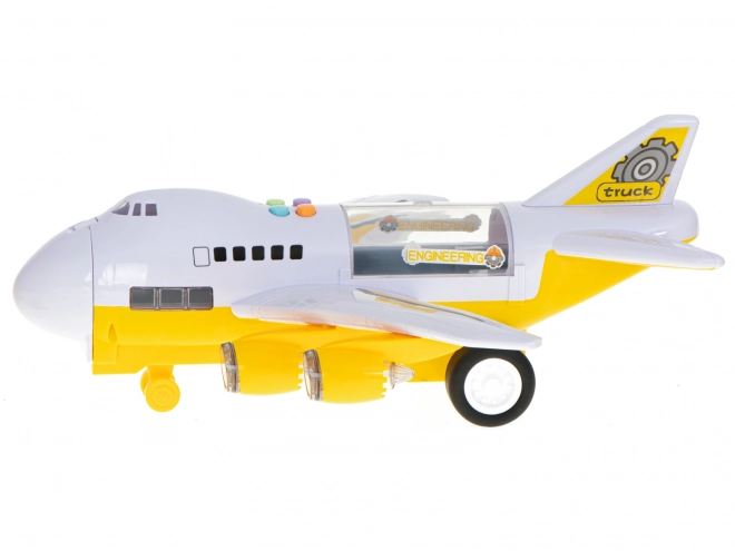 Teretni avion s građevinskim strojevima
