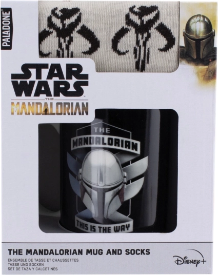 Poklon set Mandalorian šalica i čarape