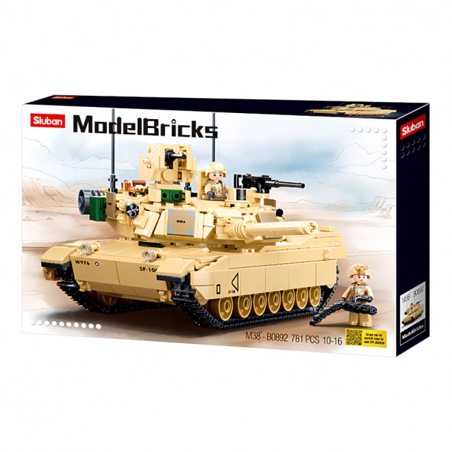Sluban Model Bricks M38-B0892 Borbeni tenk M1A2 Abrams
