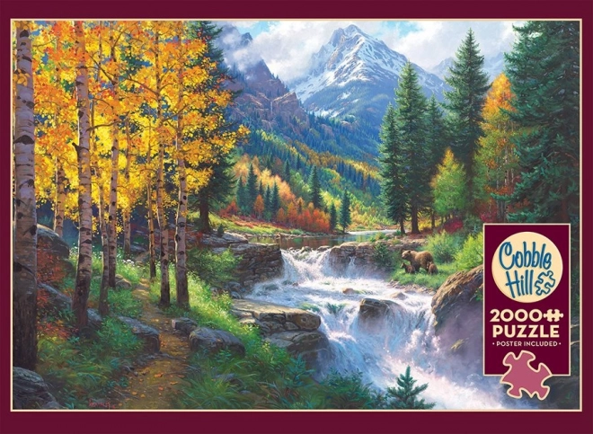 Puzzle Veličanstvena planina Rocky Mountain 2000 komada