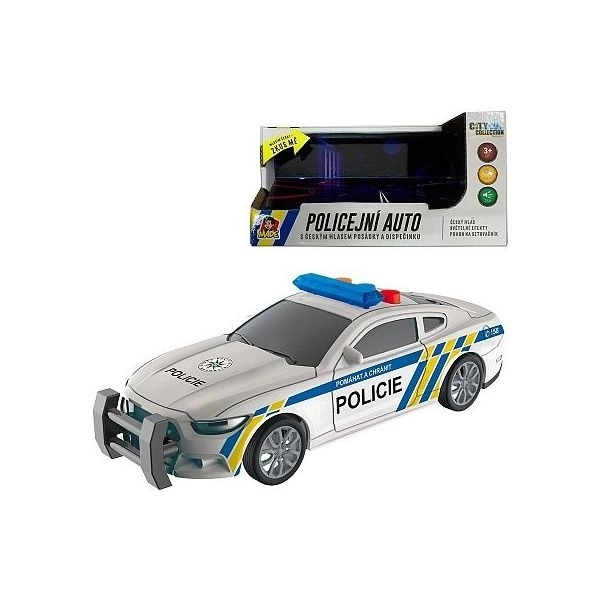 Policijski auto na zamašnjak s svjetlom i zvukom