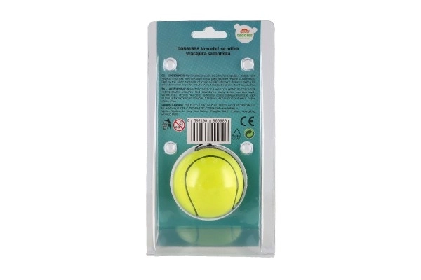 Povratna gumena lopta 6cm 4 vrste u blisteru