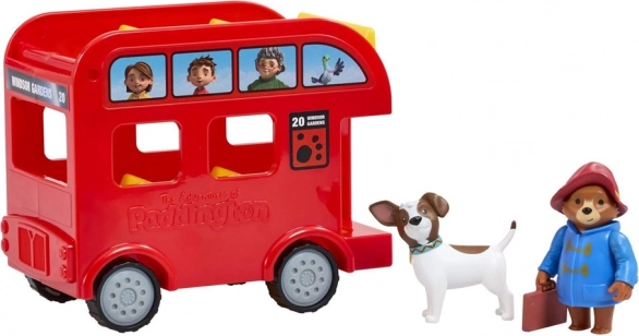 Igraći set Paddington s crvenim autobusom