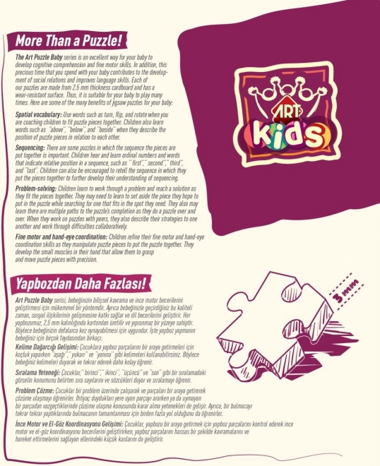 ART PUZZLE Baby Puzzle Prijevozna sredstva (2-5 dijelova)