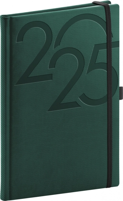 NOTIQUE Tjedni dnevnik Ajax 2025, zeleni, 15 x 21 cm