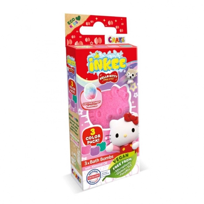 INKEE - Mini pakiranje šumeća bomba - Hello Kitty