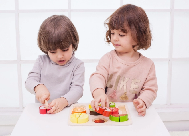 Klasični Svijet Drveno Voće za Rezanje Montessori Set