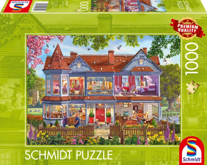 Puzzle Kuća u proljeće 1000 komada