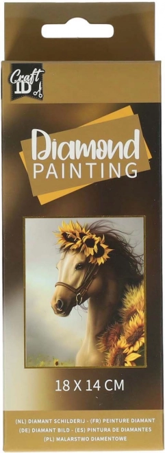 Dijamantno slikanje Konj 14x18 cm