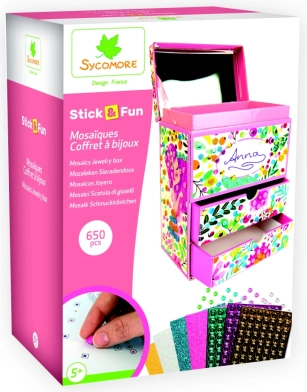 Stick & Fun mozaikna 3D kutijica za nakit za djecu