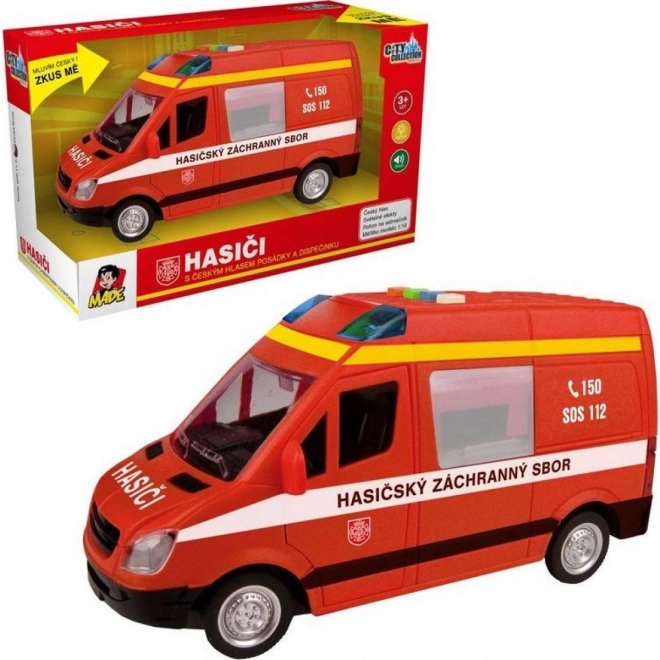 Auto vatrogasci na inerciju s češkim glasom