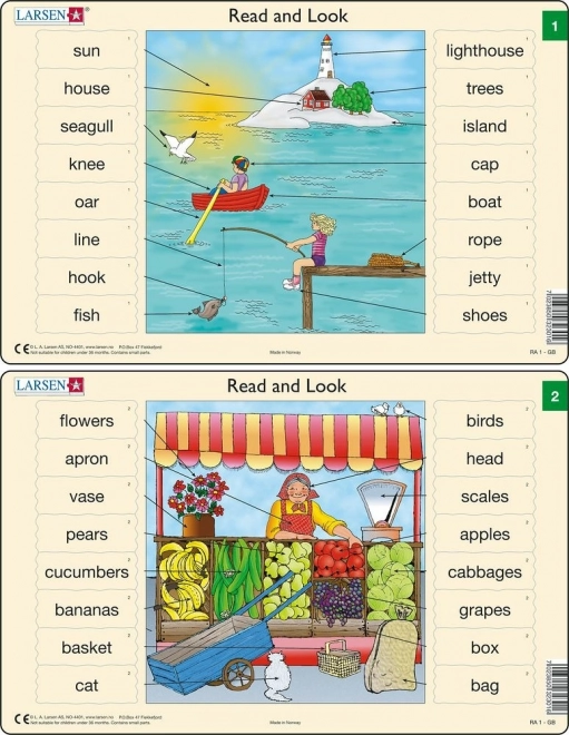 LARSEN puzzle engleski – more, 16 dijelova