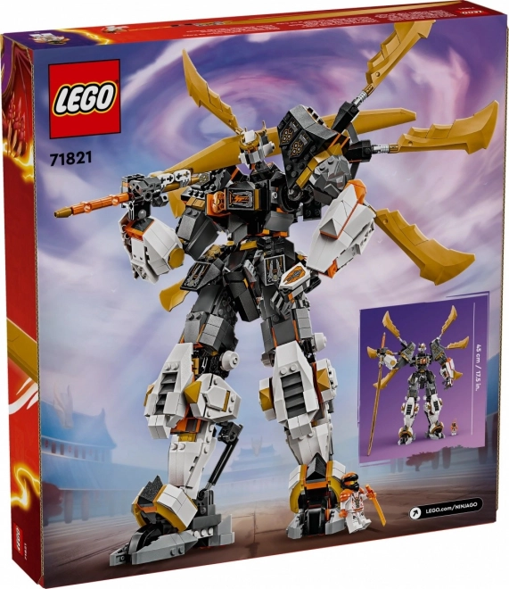 Lego Ninjago: Tytanov zmaj mech Colea