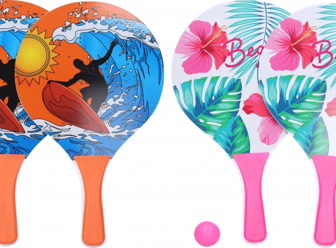 Plažni tenis sa stiliziranim motivom