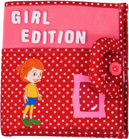 Interaktivna dječja knjižica Quiet Book, Girl