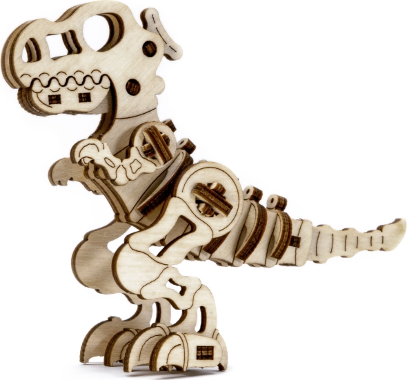 Drvene 3D puzzle T‑Rex WOODEN CITY, 42 dijelova