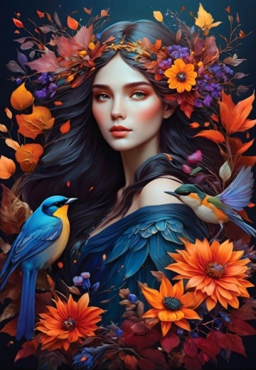 Puzzle Meliae 1000 dijelova Bluebird