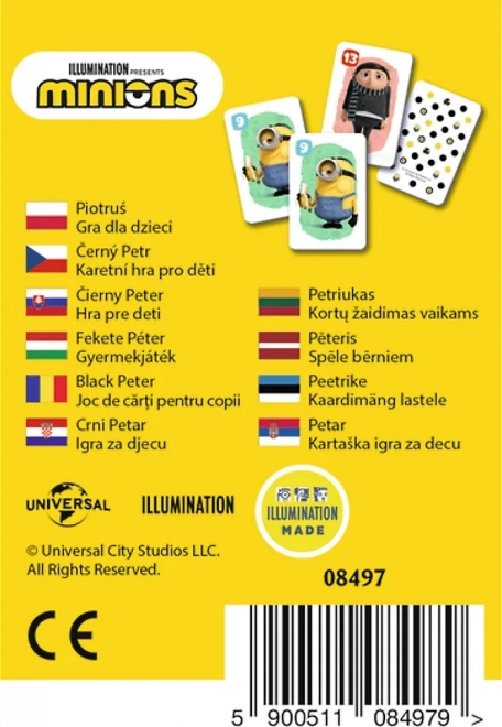 Dječja kartaška igra Crni Petar Minioni