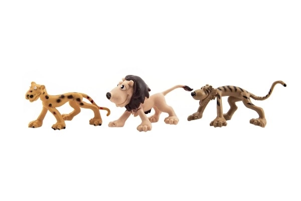 Vesela safari ZOO životinjice plast 9-10 cm 6 kom u vrećici