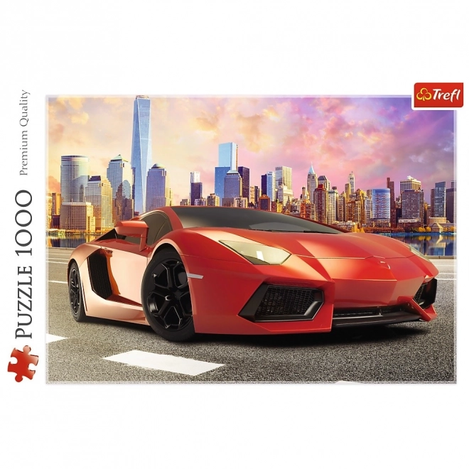Puzzle 1000 dijelova - Vožnja pri zalasku sunca Trefl