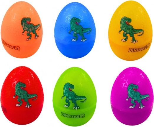 6 šarenih jaja s skrivenim dinosaurima