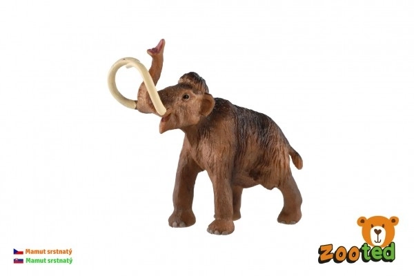 Plastična figurica vunastog mamuta 14 cm