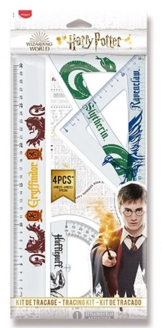 MAPED Set ravnala Harry Potter 4 kom