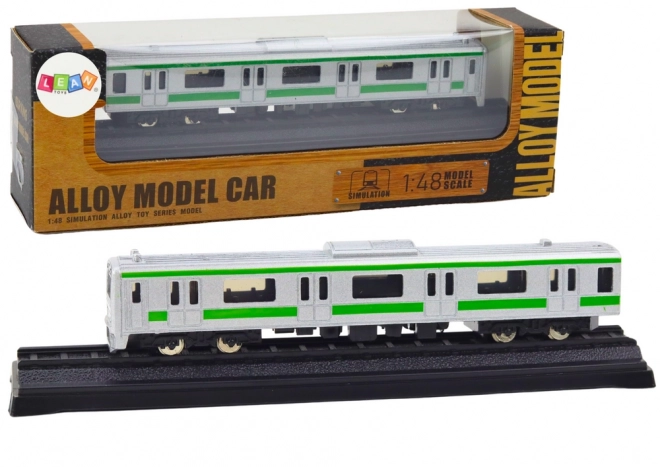 Sakupljački model vagona 1:48 metalik srebrni