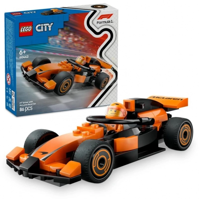 LEGO® City 60442 Vozač F1 s trkaćim automobilom McLaren
