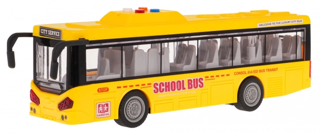 Žuti autobus s funkcijom svjetla i zvuka