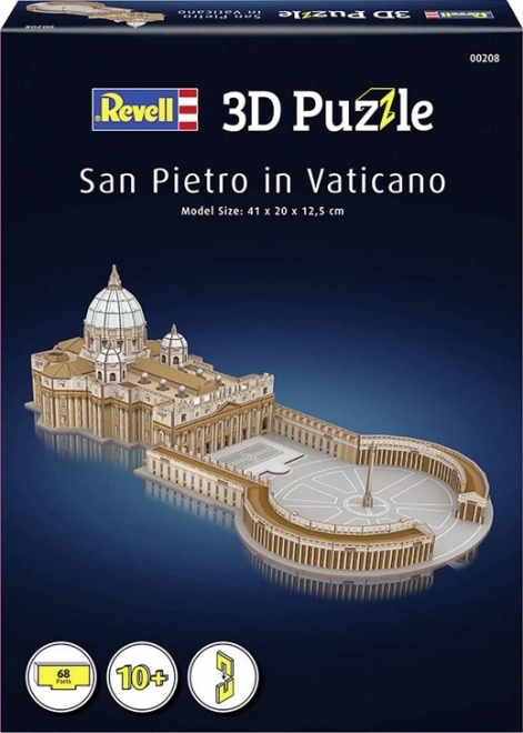 Revell 3D puzzle bazilika sv. Petra, Vatikan 68 komada