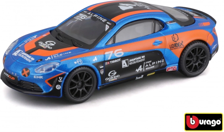 Metalni model automobila 1:43 Alpine A110 Cup Racing u poklon kutiji