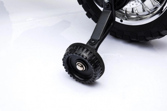 Dječji električni cross motor na akumulator – zelena, s pomoćnim kotačima i LED svjetlima