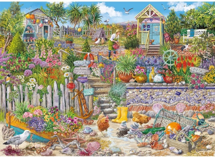 Puzzle Vrt uz plažu 1000 dijelova GIBSONS