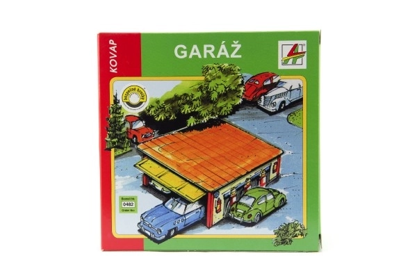 Garaža kov 15x6x13cm u kutiji Kovap