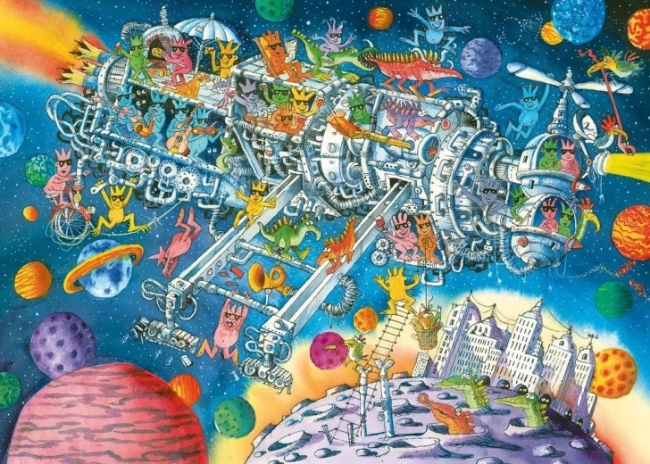 Puzzle Vanzemaljci dobrodošli 1000 dijelova HEYE