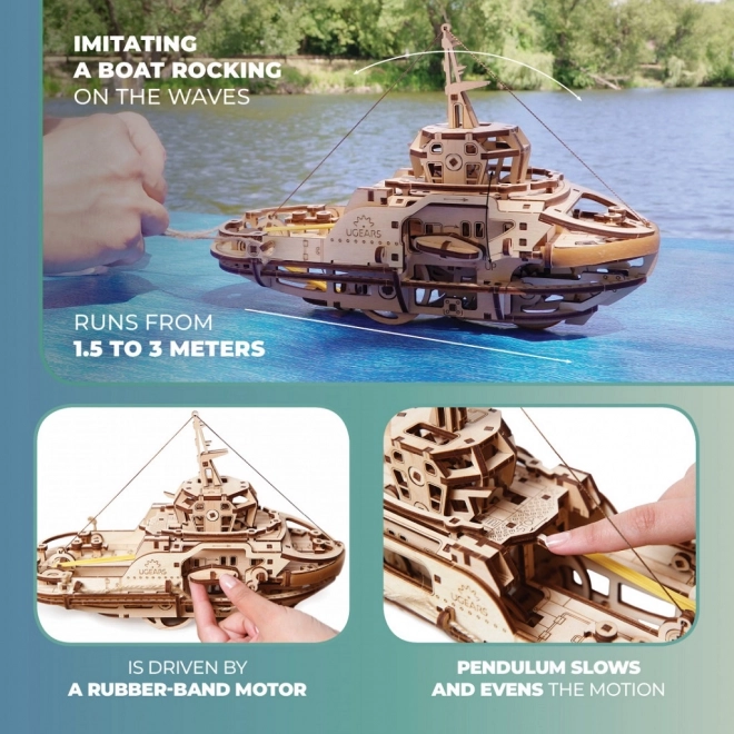 Ugears 3D puzzle - Remorker 169 dijelova