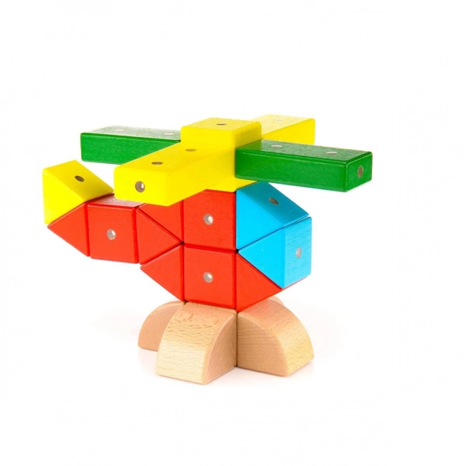 Drvene magnetičke kocke WABI 40 komada
