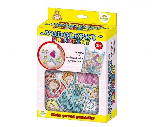 Vodene naljepnice - Moje prve priče Princeze pjenasta set s mrežicom