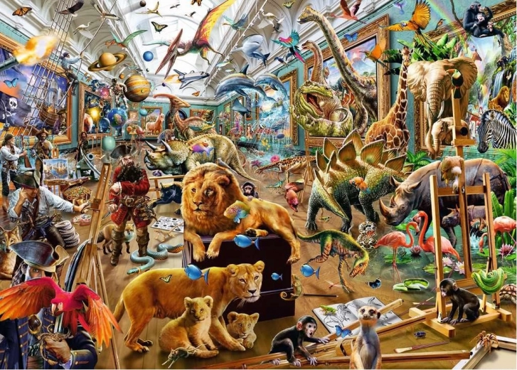 Ravensburger puzzle Kaos u galeriji 1000 dijelova