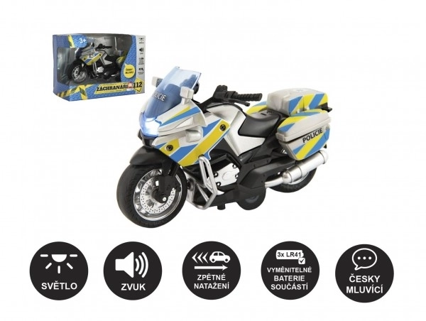 Policijski motor s češkim glasom