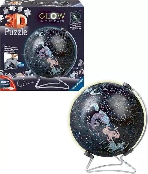 RAVENSBURGER Svjetleća puzzleball Zvjezdani globus 190 komada