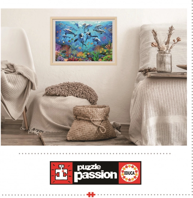 EDUCA Puzzle Zabava ispod površine 500 dijelova