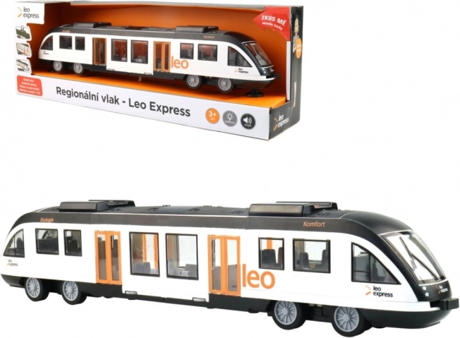 Regionalni vlak LEO EXPRESS sa zvukom i svjetlom na zamašnjak