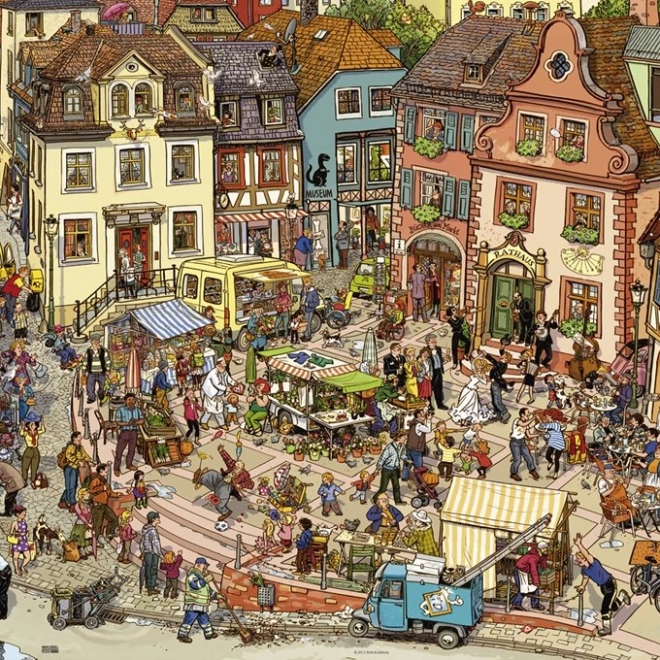 Heye puzzle Tržište 1000 dijelova