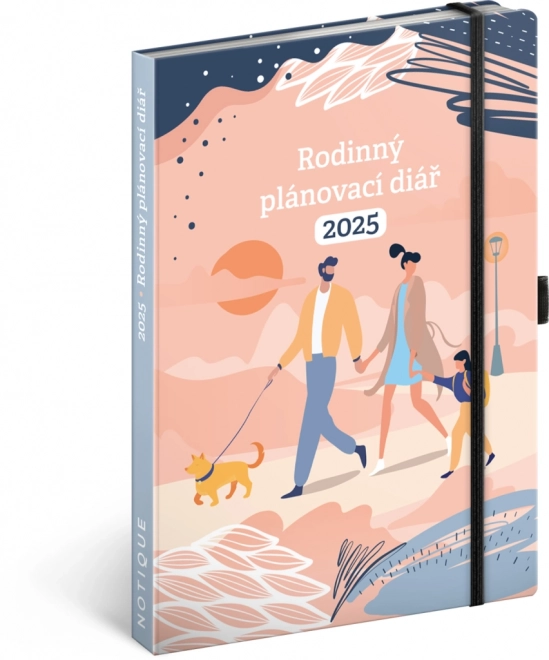 NOTIQUE Obiteljski planer – pomoćnik svih roditelja 2025, 15 x 21 cm