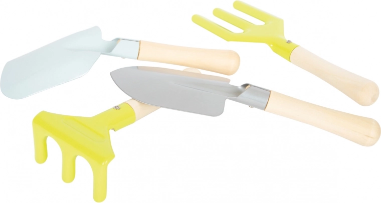 Izdržljiv dječji alat od metala i drva