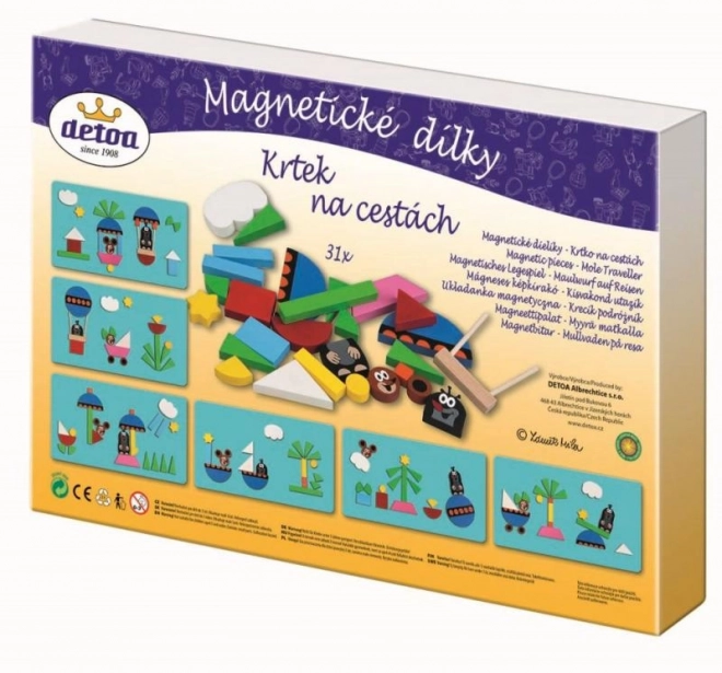 Magnetična slagalica - Krtica