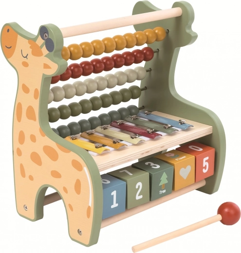 Multifunkcionalno brojilo žirafa s ksilofonom 2Kids Toys
